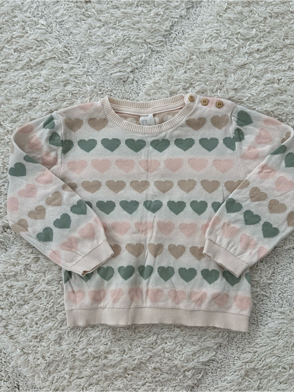 H&M Heart Knit Sweater